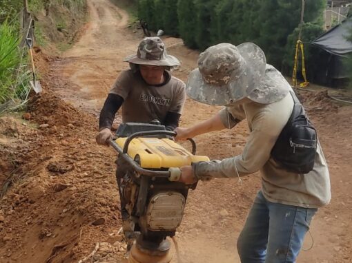 San Juan de Pózul inicia la construcción de alcantarillas para fortalecer la vialidad parroquial